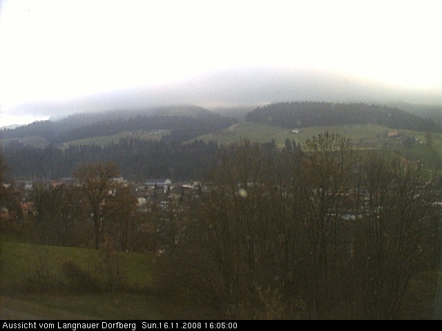Webcam-Bild: Aussicht vom Dorfberg in Langnau 20081116-160500