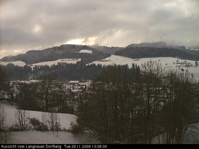 Webcam-Bild: Aussicht vom Dorfberg in Langnau 20081125-100500