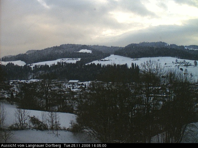 Webcam-Bild: Aussicht vom Dorfberg in Langnau 20081125-160500