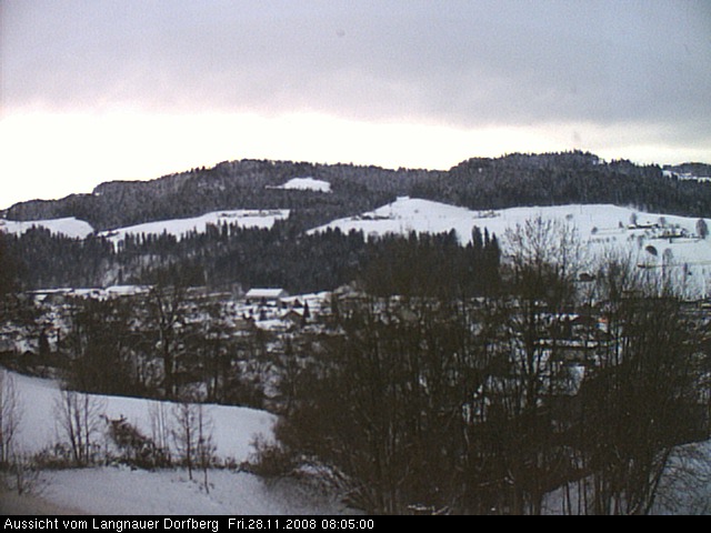Webcam-Bild: Aussicht vom Dorfberg in Langnau 20081128-080500
