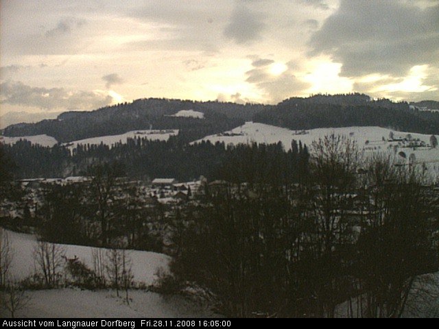 Webcam-Bild: Aussicht vom Dorfberg in Langnau 20081128-160500