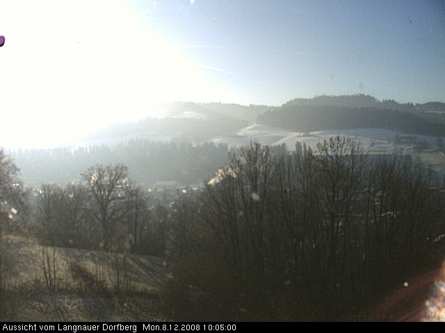 Webcam-Bild: Aussicht vom Dorfberg in Langnau 20081208-100500
