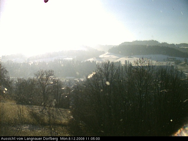 Webcam-Bild: Aussicht vom Dorfberg in Langnau 20081208-110500