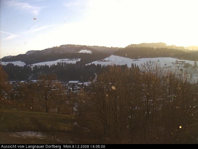 Webcam-Bild: Aussicht vom Dorfberg in Langnau 20081208-160500