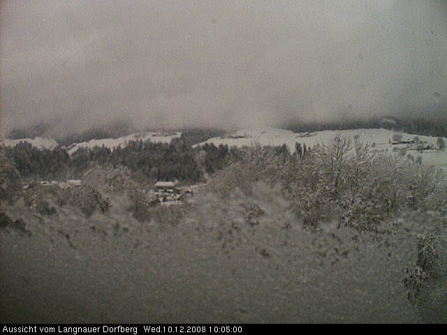 Webcam-Bild: Aussicht vom Dorfberg in Langnau 20081210-100500