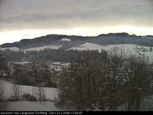 Webcam-Bild: Aussicht vom Dorfberg in Langnau 20081214-120500