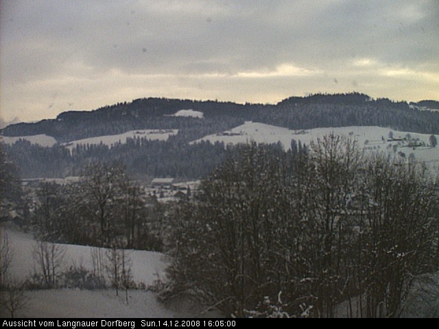 Webcam-Bild: Aussicht vom Dorfberg in Langnau 20081214-160500