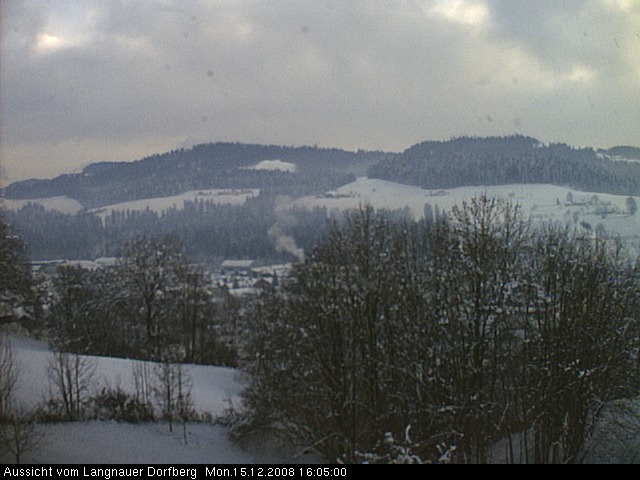 Webcam-Bild: Aussicht vom Dorfberg in Langnau 20081215-160500