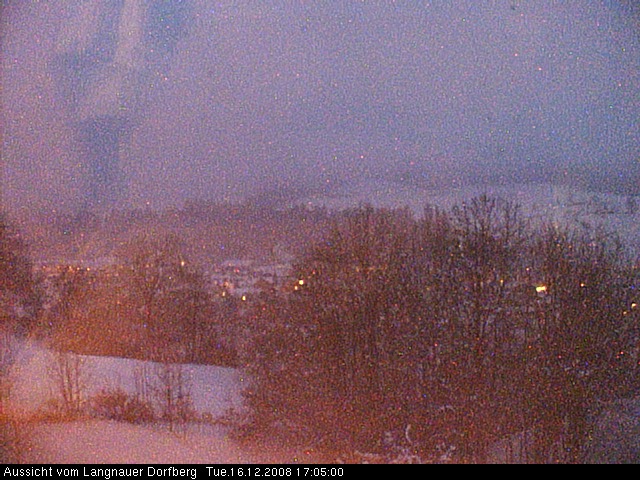 Webcam-Bild: Aussicht vom Dorfberg in Langnau 20081216-170500