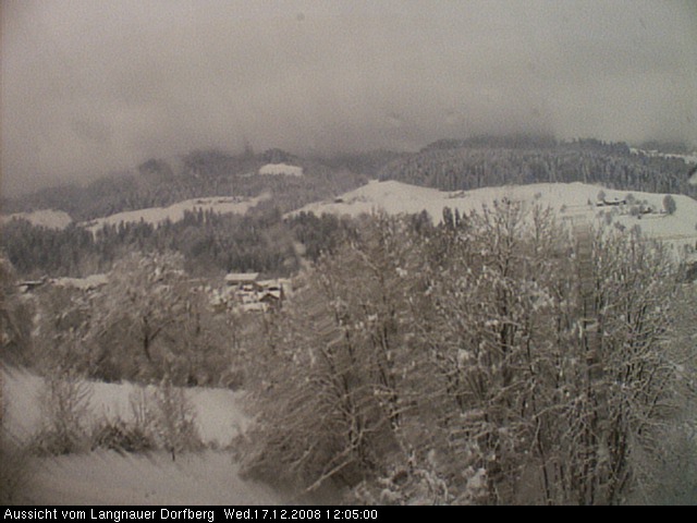 Webcam-Bild: Aussicht vom Dorfberg in Langnau 20081217-120500