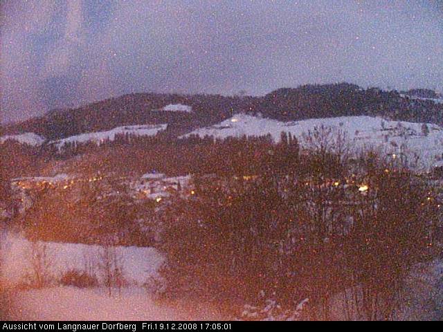 Webcam-Bild: Aussicht vom Dorfberg in Langnau 20081219-170500