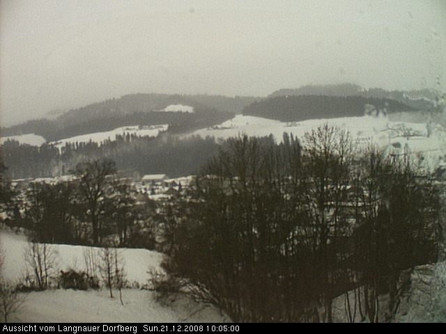Webcam-Bild: Aussicht vom Dorfberg in Langnau 20081221-100500