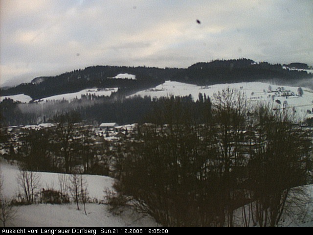 Webcam-Bild: Aussicht vom Dorfberg in Langnau 20081221-160500