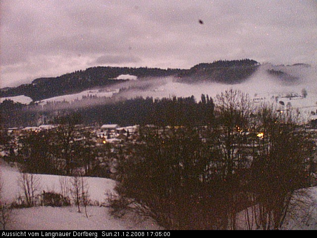 Webcam-Bild: Aussicht vom Dorfberg in Langnau 20081221-170500