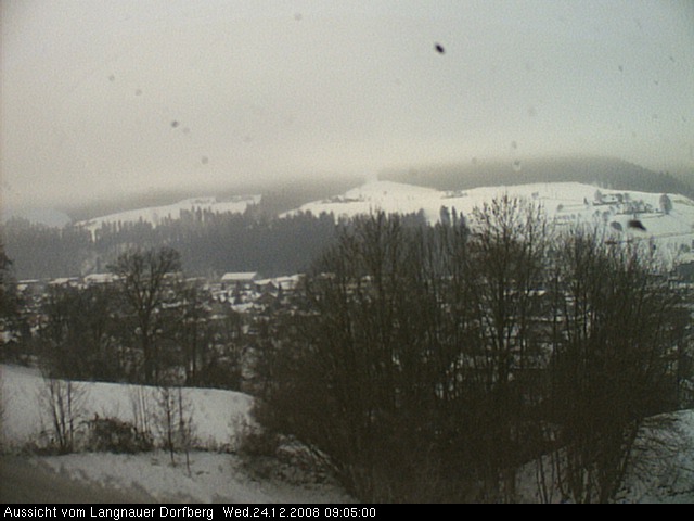 Webcam-Bild: Aussicht vom Dorfberg in Langnau 20081224-090500