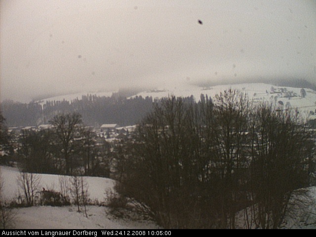 Webcam-Bild: Aussicht vom Dorfberg in Langnau 20081224-100500