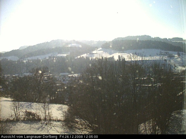 Webcam-Bild: Aussicht vom Dorfberg in Langnau 20081226-120500