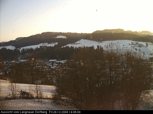 Webcam-Bild: Aussicht vom Dorfberg in Langnau 20081226-160500