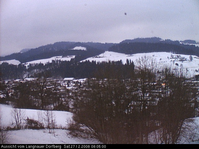Webcam-Bild: Aussicht vom Dorfberg in Langnau 20081227-080500