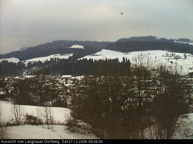 Webcam-Bild: Aussicht vom Dorfberg in Langnau 20081227-090500