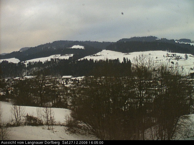 Webcam-Bild: Aussicht vom Dorfberg in Langnau 20081227-160500