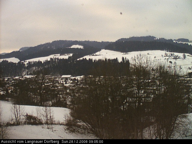 Webcam-Bild: Aussicht vom Dorfberg in Langnau 20081228-090500