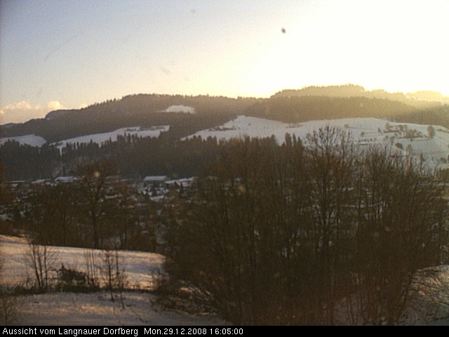 Webcam-Bild: Aussicht vom Dorfberg in Langnau 20081229-160500