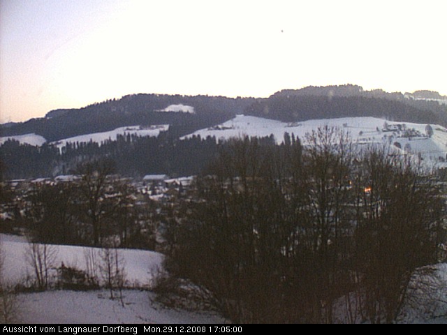 Webcam-Bild: Aussicht vom Dorfberg in Langnau 20081229-170500