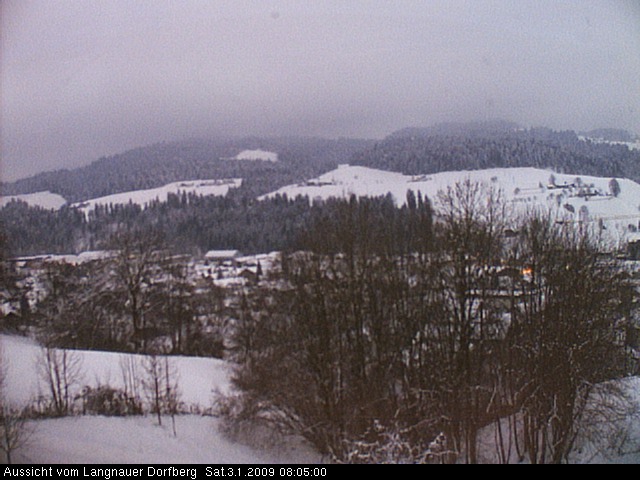 Webcam-Bild: Aussicht vom Dorfberg in Langnau 20090103-080500