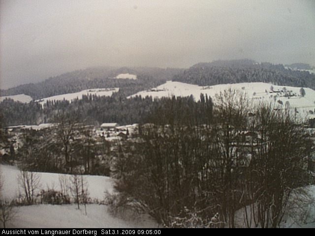 Webcam-Bild: Aussicht vom Dorfberg in Langnau 20090103-090500