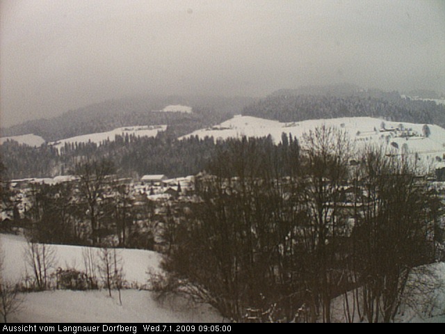 Webcam-Bild: Aussicht vom Dorfberg in Langnau 20090107-090500