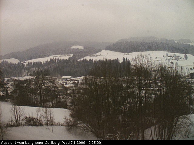 Webcam-Bild: Aussicht vom Dorfberg in Langnau 20090107-100500