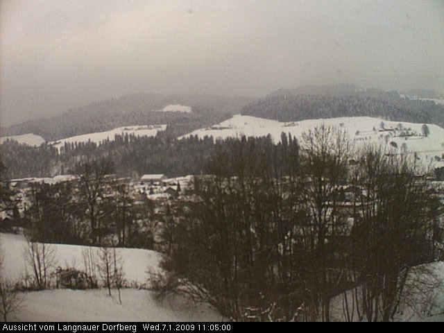Webcam-Bild: Aussicht vom Dorfberg in Langnau 20090107-110500