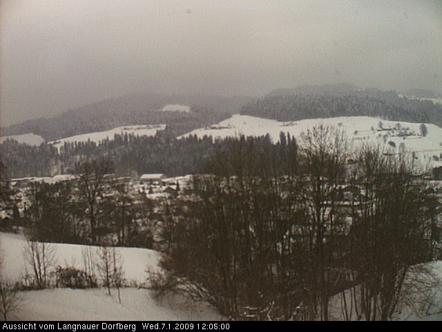 Webcam-Bild: Aussicht vom Dorfberg in Langnau 20090107-120500