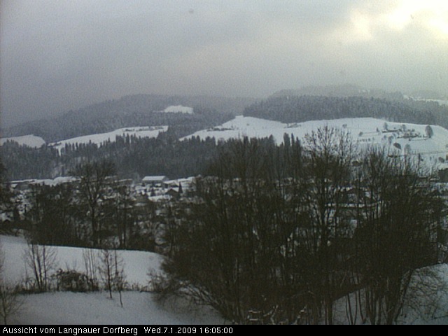 Webcam-Bild: Aussicht vom Dorfberg in Langnau 20090107-160500