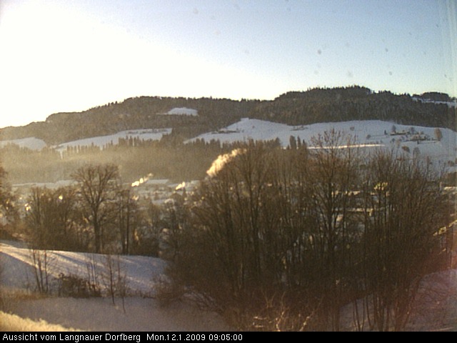 Webcam-Bild: Aussicht vom Dorfberg in Langnau 20090112-090500
