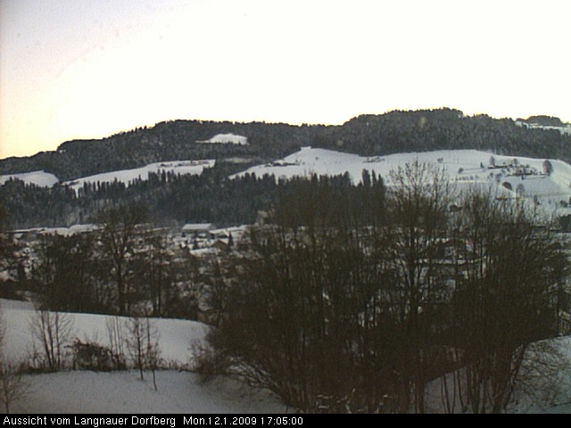 Webcam-Bild: Aussicht vom Dorfberg in Langnau 20090112-170500