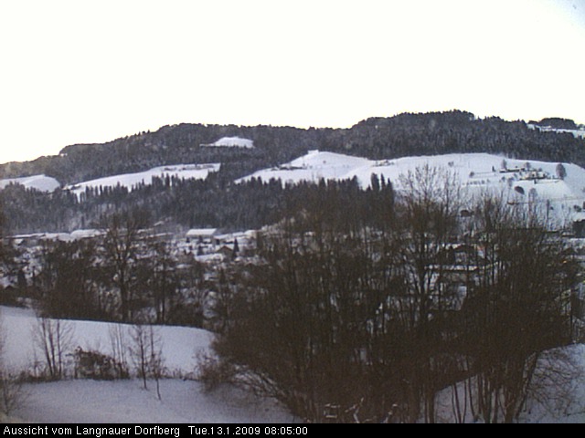 Webcam-Bild: Aussicht vom Dorfberg in Langnau 20090113-080500