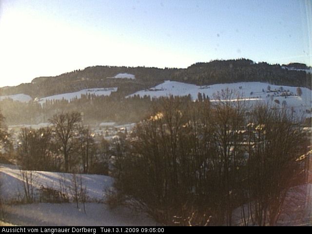 Webcam-Bild: Aussicht vom Dorfberg in Langnau 20090113-090500