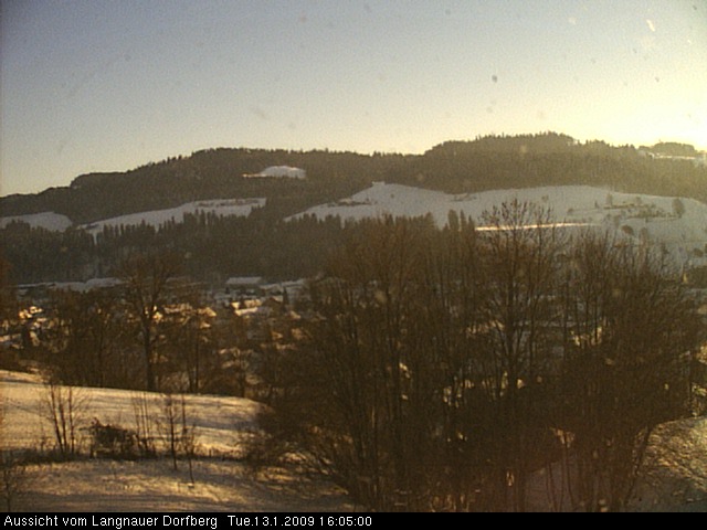Webcam-Bild: Aussicht vom Dorfberg in Langnau 20090113-160500