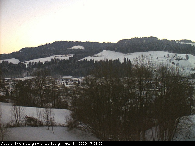 Webcam-Bild: Aussicht vom Dorfberg in Langnau 20090113-170500
