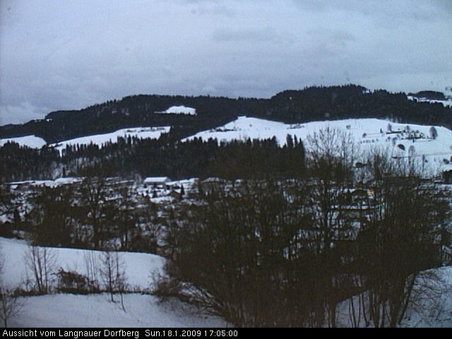 Webcam-Bild: Aussicht vom Dorfberg in Langnau 20090118-170500