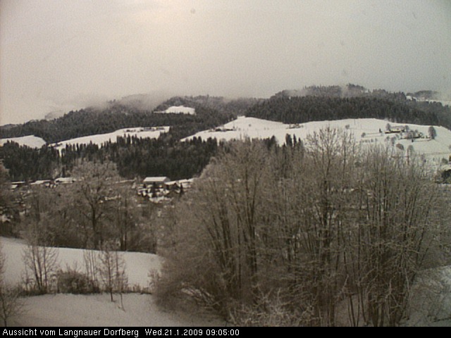 Webcam-Bild: Aussicht vom Dorfberg in Langnau 20090121-090500