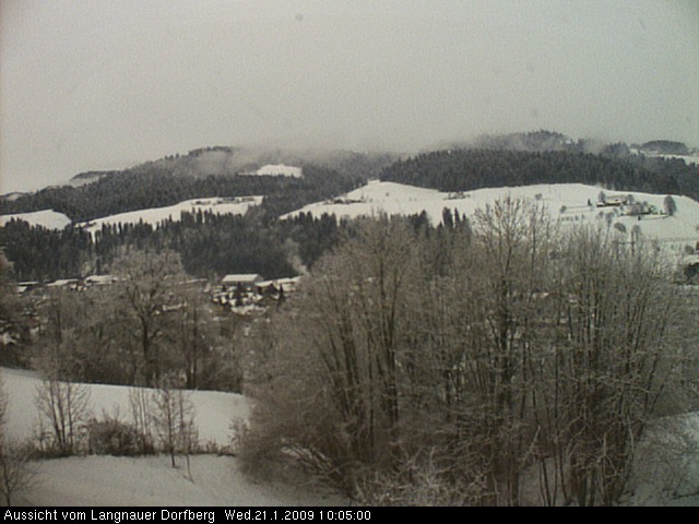 Webcam-Bild: Aussicht vom Dorfberg in Langnau 20090121-100500