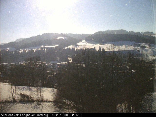 Webcam-Bild: Aussicht vom Dorfberg in Langnau 20090122-120500