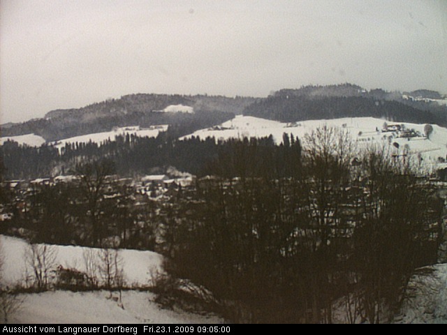 Webcam-Bild: Aussicht vom Dorfberg in Langnau 20090123-090500