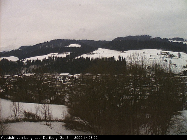Webcam-Bild: Aussicht vom Dorfberg in Langnau 20090124-140500