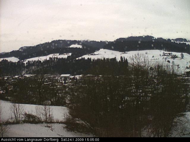 Webcam-Bild: Aussicht vom Dorfberg in Langnau 20090124-150500