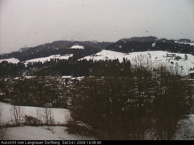 Webcam-Bild: Aussicht vom Dorfberg in Langnau 20090124-160500