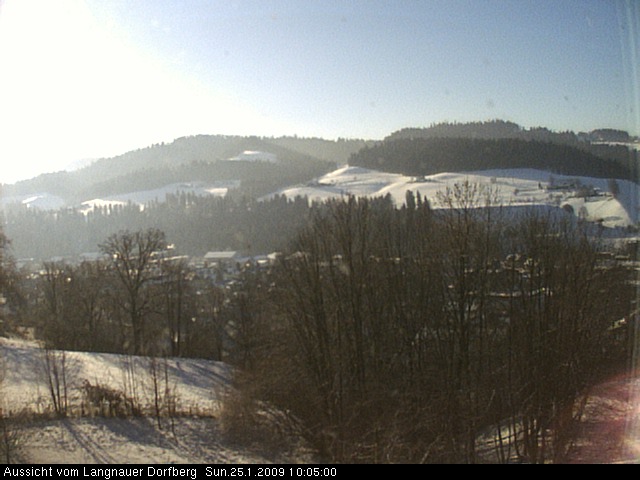 Webcam-Bild: Aussicht vom Dorfberg in Langnau 20090125-100500